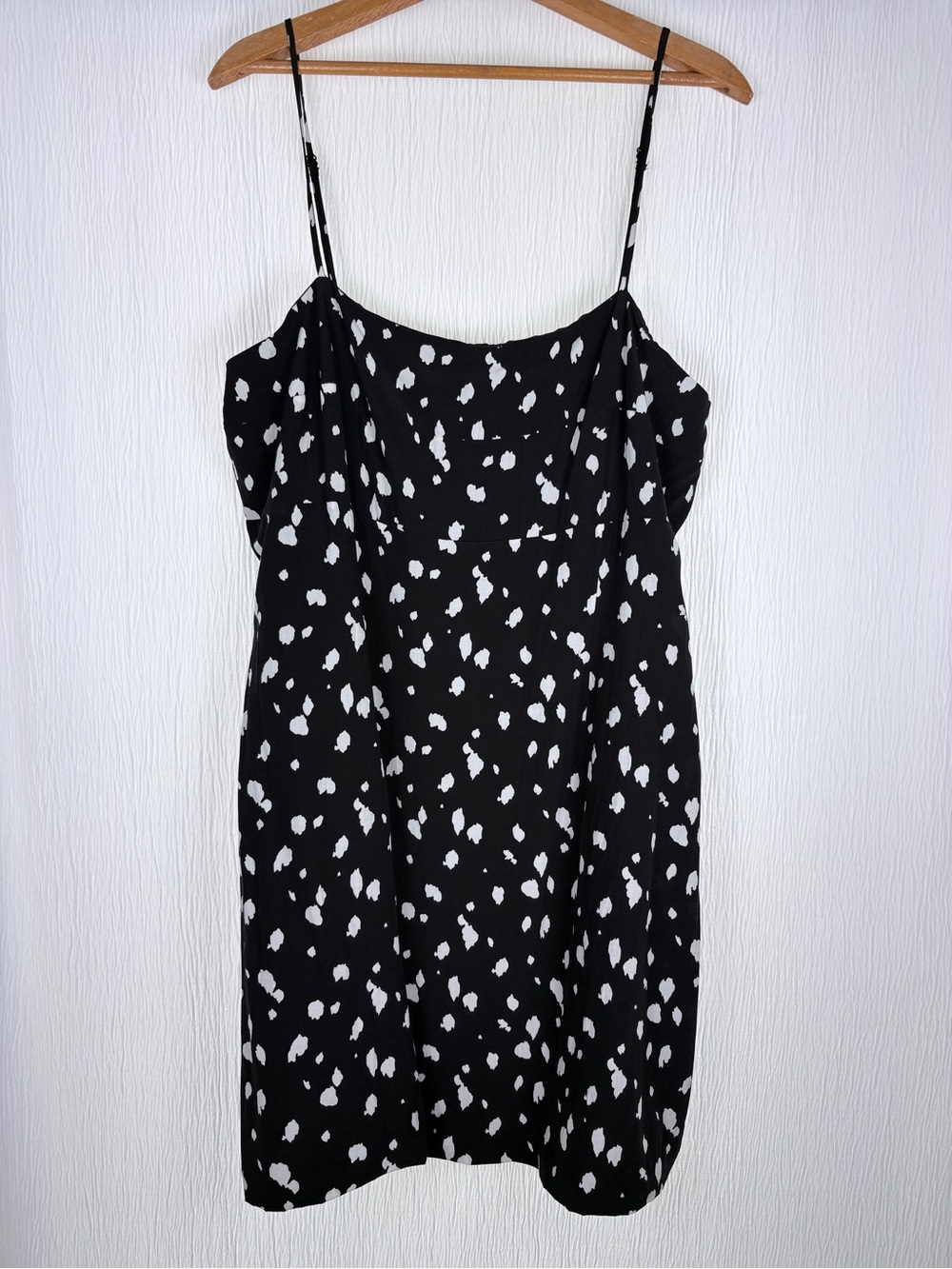 Bardot Black Slip Dress, Graphic Spot, Mini Women’s size 12